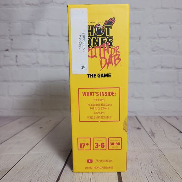 Hot Ones Truth or Dab Game Set NEW Spicy Content hot sauce Card game - Picture 4 of 4